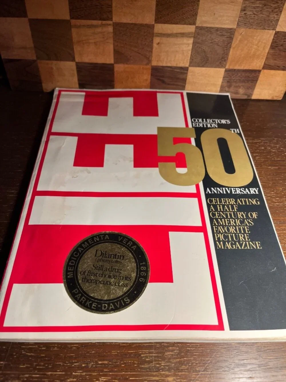 Life Magazine 50th Anniversary A1173, some moisture damage